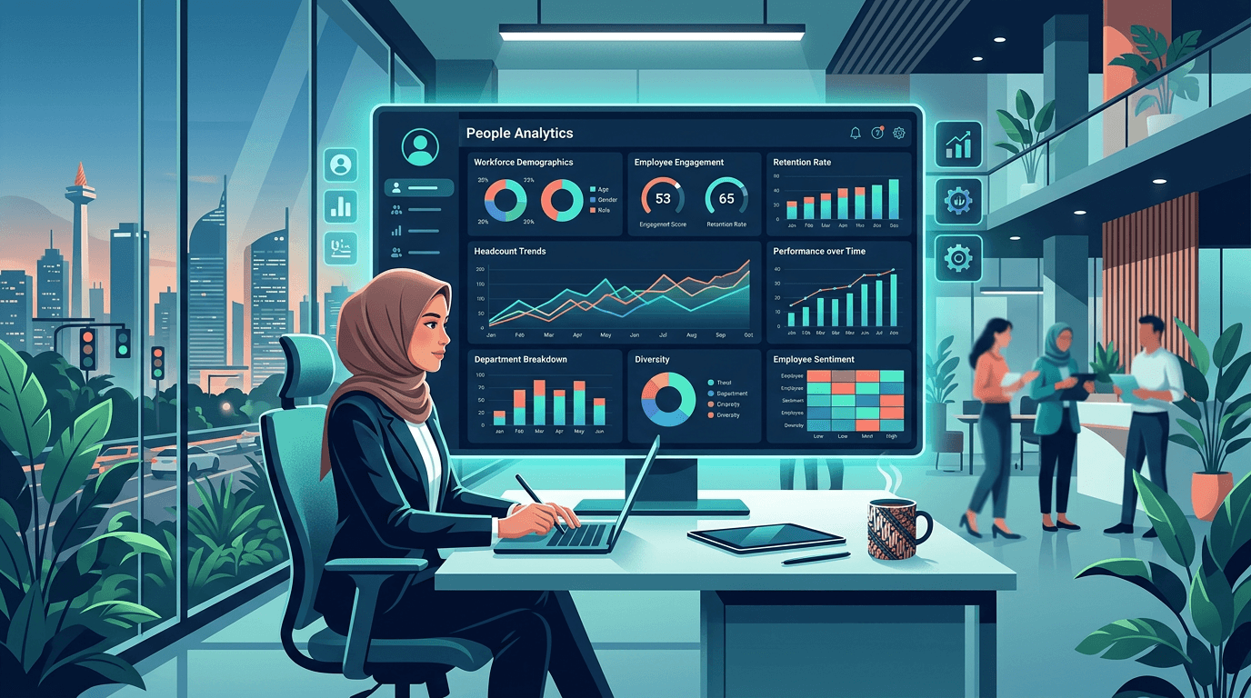 People Analytics dengan HRMS: Mengubah Data Karyawan Menjadi Insight